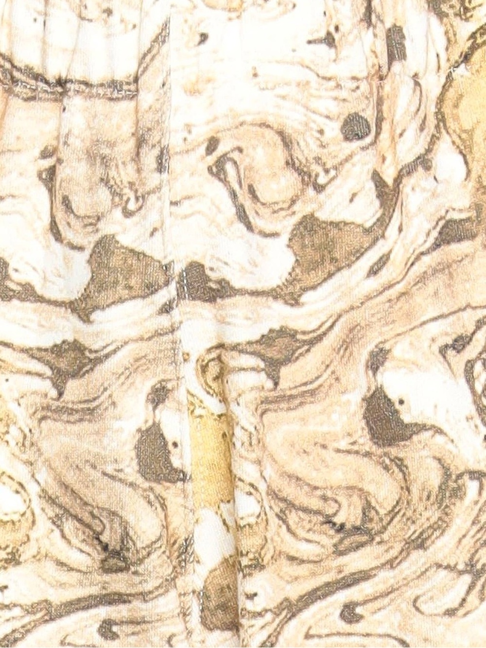 BASSIKE MARBLE PRINT CASUAL TIE WAIST PANTS - Picture 4 of 4